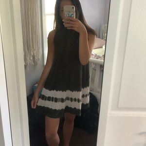WILL OFFER DISCOUNT! Hunter green tie dye dress